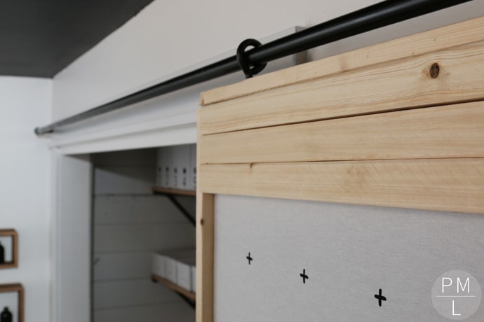 Diy Fabric Sliding Door